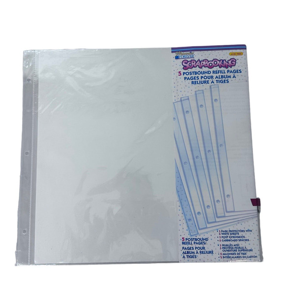 Memories Forever Scrapbooking Postbound Refill 5 Pages 12 X 12 New - Picture 2 of 3
